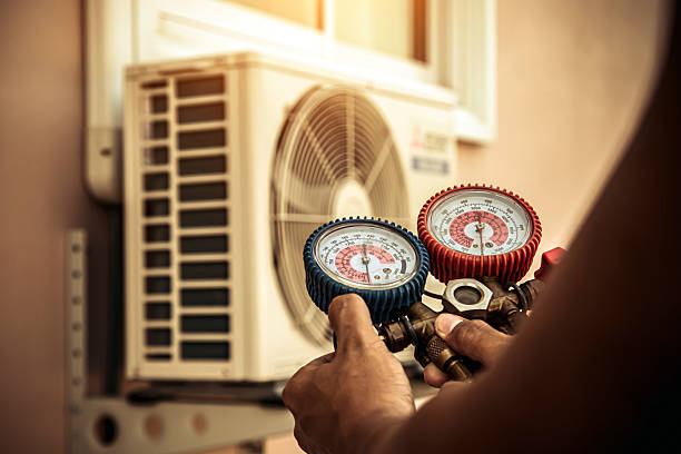 Professional Hvac technician working in Indian Head, PA